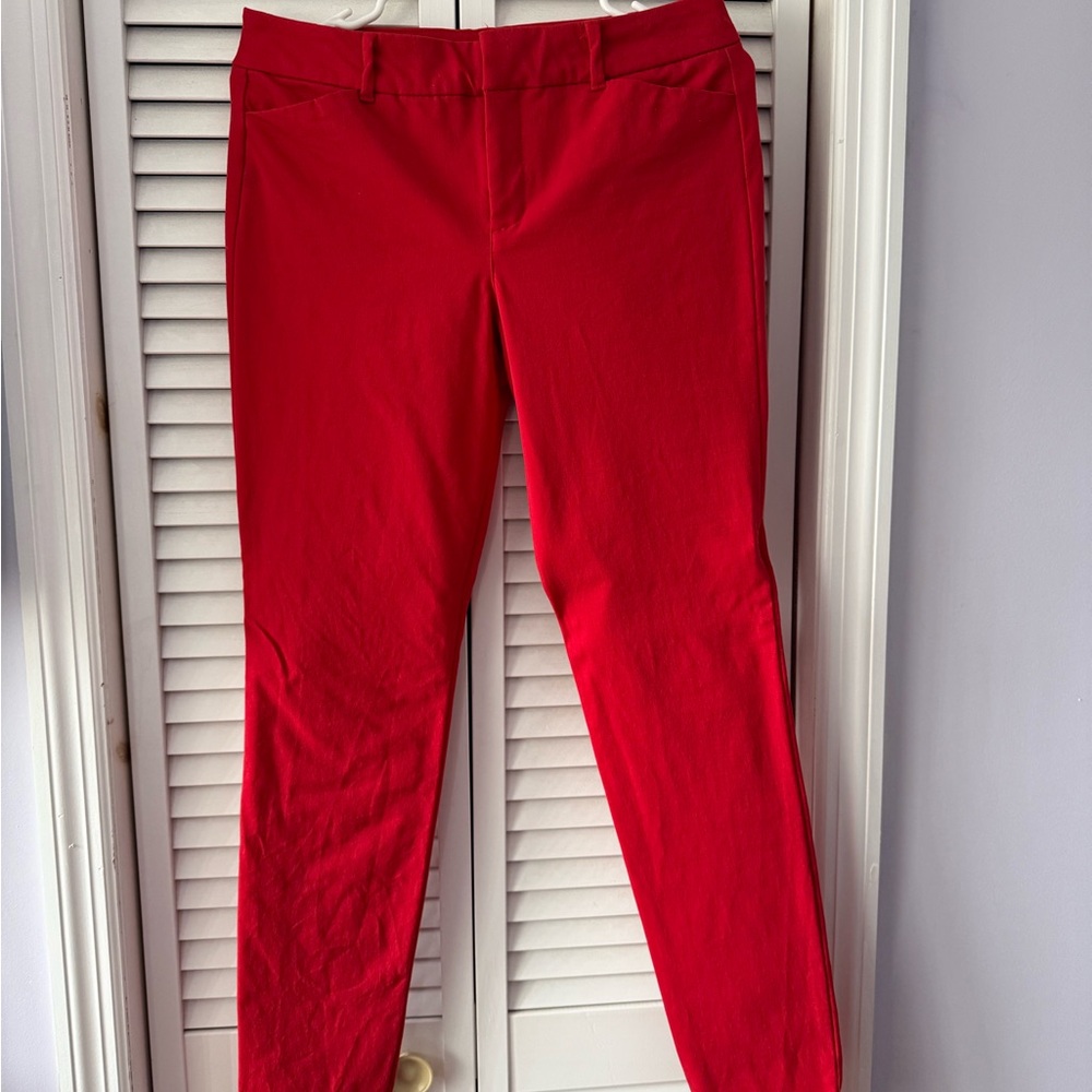 Old Navy Red Pixie Pants